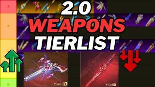 WUTHERING WAVES 2.0 WEAPONS TIERLIST