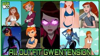 Gwen's All Outfit || All ben10 series last to end || new video by @AnimationDuniyaHindi