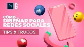 Photoshop Tutorial | Cómo Diseñar para Redes Sociales | How to Design for Social Media