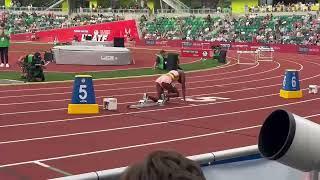 Women’s 400m Hurdles Round 1 Heat 5, 2024 U.S. Olympic Trials, Shamier Little 54.93, Cassandra Tate