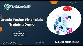 Oracle Fusion Financials Training Demo| Real Time Training| 20+ Yrs Exp Trainer