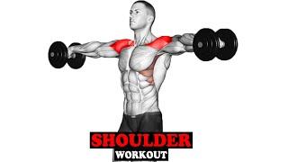 The Perfect Shoulder Workout | 7 Effective Shoulder Exercises To build 3D Bigger Shoulders