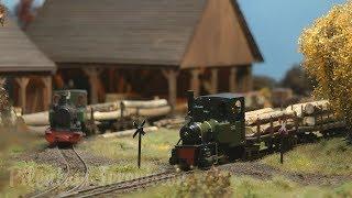 Superb Forest Model Railway and Sawmill in Narrow Gauge HO scale by Laurent Vandermotte