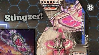 Bakugan Geogan Platinum Darkus Stingzer Opening!! (Evolutions)