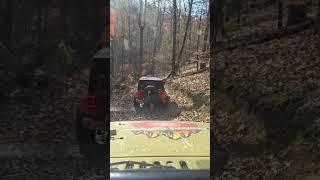 Blue trail at Cabwaylingo-Hatfield-McCoy  Trails. #jeep #offroading #trailguide #sponsorus #wv