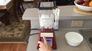 Making snow (or shaved ice) in seconds using Blendtec