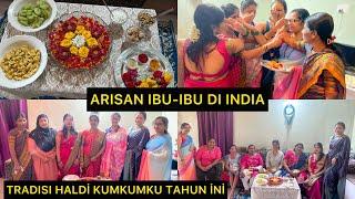 tradisi haldi kumkum di india | indonesia india couple