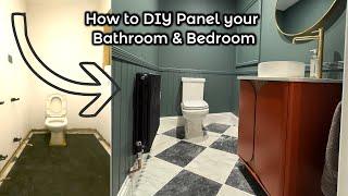 DIY | Traditional Wood Slat Accent Wall | Wood Panelling