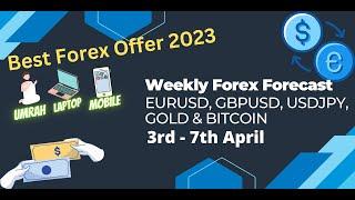 Best Forex Offer 2023 | Weekly Forex Forecast | EURUSD, GBPUSD, GOLD and BITCOIN | Forex Capital