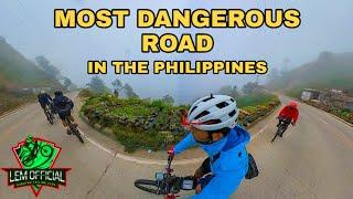 Cycling at the most dangerous road / Philippine highest highway elevation (part 3) Halsema Highway