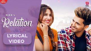 Relation Lyrical | @NikkWorldWide Ft Mahira Sharma | Bang Music | Punjabi song