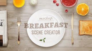 Breakfast Mockup Scene Creator Overview