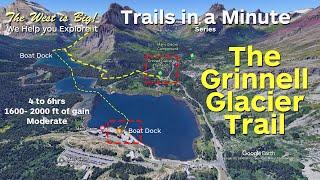 Grinnell Glacier Trail in a Minute