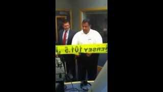 Governor Christie Cuts The Ribbon On NJ101.5's New Studio