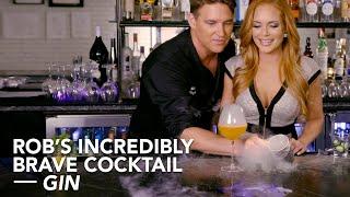 Bar Rescue barman ROB FLOYD makes a Fire & Ice Gin Cocktail - 4K | MIX Cocktail Hour