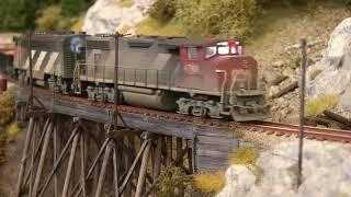 Model railway layout of Canada: Railway modelling at its best! All aboard in TT scale!