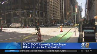 New Protected Bike Lanes Unveiled In Manhattan