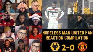 Hopeless MAN UNITED Fans Reactions to WOLVES 2-0 MAN UNITED | Premier League GW 18 | 26-12-2024