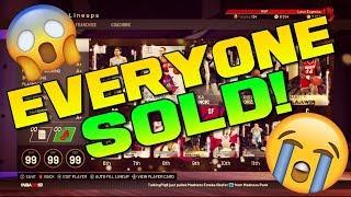 I sold EVERYONE & completed the MADNESS collection!!! - NBA2k19 Myteam gameplay