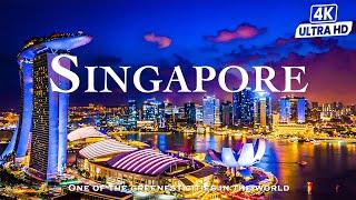 SINGAPORE 4K Nature Relaxation Film - The Cleanest City In The World - Travel Video 4K UHD