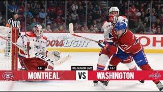 Montreal Canadiens vs Washington Capitals - Pre Season Game 2 - All Goals (24/09/15)