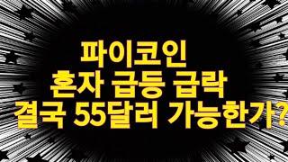 파이코인    //  혼자 급등 급락/ 결국 55달러 가능한가?