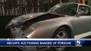 Banged up Porsche could sell for half a million dollars at Monterey Mecum Auctions