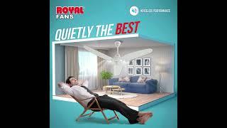 Royal Fan With Excellent Noiseless Performance Fan Technology