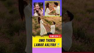 Thoriq Lamar Aaliyah dg cincin super cantik Ditempat indah & Romantis