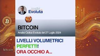 #bitcoin : Livelli volumetrici perfetti! Ora occhio a...