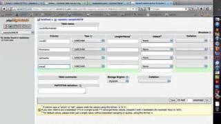 create a database using ICDSOFT