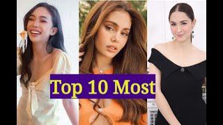 TOP 10 MOST BEAUTIFUL WOMEN in the PHILIPPINES 2022..