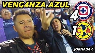 ¡LLANTO OVIPARO! Reacciones CRUZ AZUL 4-1 AMÉRICA DESDE el ESTADIO AZUL | Jornada 6