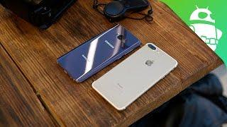 Samsung Galaxy S8 Plus vs Apple iPhone 7 Plus Quick Look