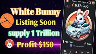 white bunny game wallet connect || white bunny game new update || white bunny game listing soon