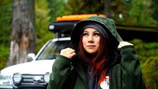 Camping In Unexpected Rain | Nature Sounds Soft Voice ASMR