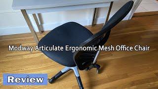 Modway EEI-757-BLK Articulate Ergonomic Mesh Office Chair - Assembly & Review