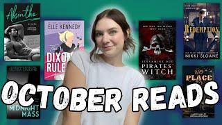 October Wrap up  // hockey, forbidden, & hot pirates // the romance books I read in October