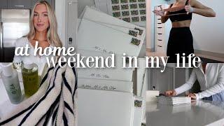 home vlog: save the date reveal and sending them out, new supplements, workouts + much more!