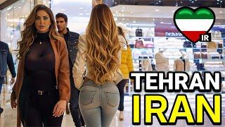 Tehran City Girls Nightlife Walking in Luxury Neighborhood 4K ایران