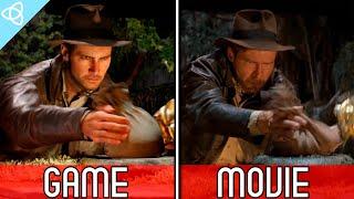 Indiana Jones and the Great Circle vs. Raiders of the Lost Ark (Game vs. Movie) | Side by Side