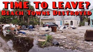 Time To Leave Florida? Beaches Destroyed! Why Stay Here In This Mess?