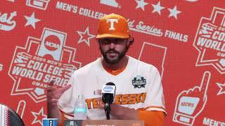 Tony Vitello reacts to Vols' Game 1 loss to Texas A&M in CWS Finals | Tennessee Baseball