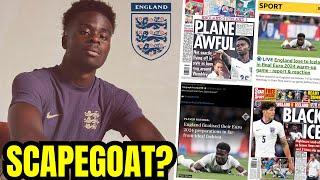 Bukayo Saka Controversy  England's Media Exposed for Being racial bias in their football coverage