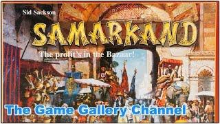 【ボードゲーム レビュー】「Samarkand」- ご挨拶しながら商品を仕入れに砂漠をめぐる