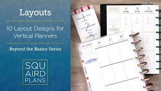 10 Layout Designs for Vertical Planners :: Beyond the Basics :: Happy Planner Vertical