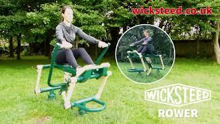 Wicksteed FLZ Rower - Outdoor Fitness Equipment