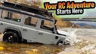 4x4 Scale Rc Off-road with BRX02 Boom Racing and the Land Rover Defender 110