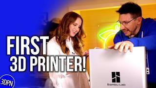 Sara Dietschy Gets HER FIRST 3D Printer!