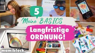 Ordnung & Praktikabilität im Familienhaushalt | Meine 5 Must Haves | mamiblock